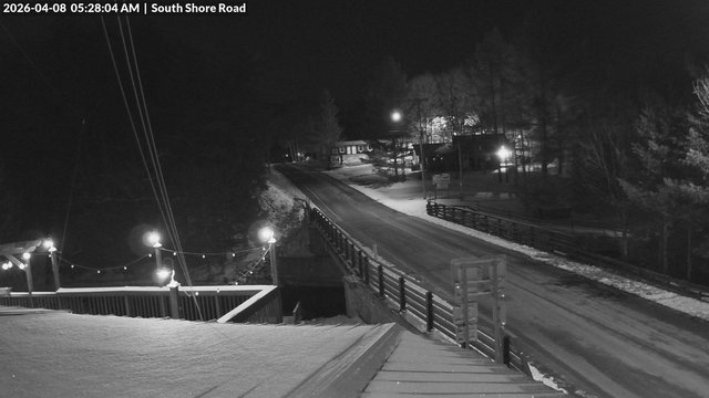 time-lapse frame, South Shore Rd, Inlet, NY webcam