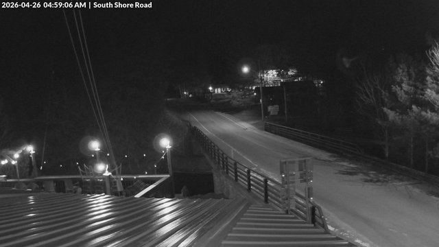 time-lapse frame, South Shore Rd, Inlet, NY webcam