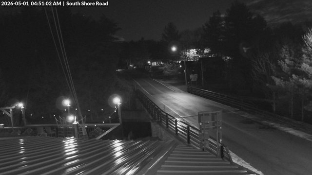 time-lapse frame, South Shore Rd, Inlet, NY webcam
