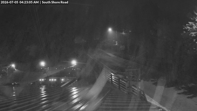 time-lapse frame, South Shore Rd, Inlet, NY webcam