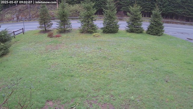 time-lapse frame, InletSnow.com webcam