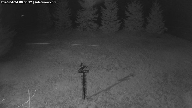 time-lapse frame, InletSnow.com webcam