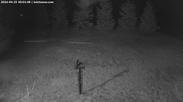 time-lapse frame, InletSnow.com webcam