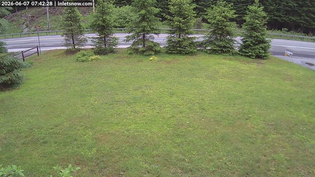 time-lapse frame, InletSnow.com webcam