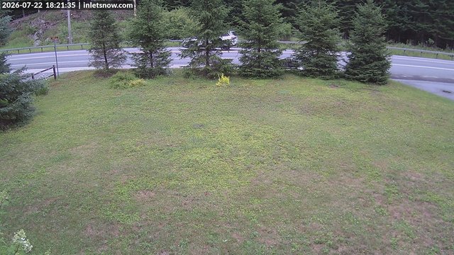 time-lapse frame, InletSnow.com webcam