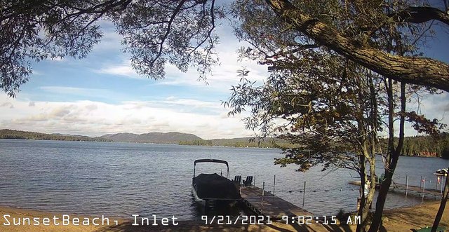 time-lapse frame, Sunset Beach webcam