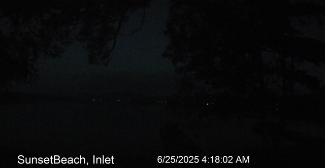 time-lapse frame, Sunset Beach webcam