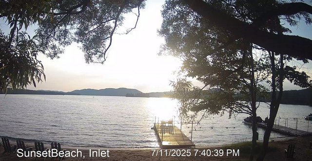 time-lapse frame, Sunset Beach webcam