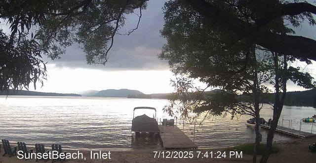 time-lapse frame, Sunset Beach webcam