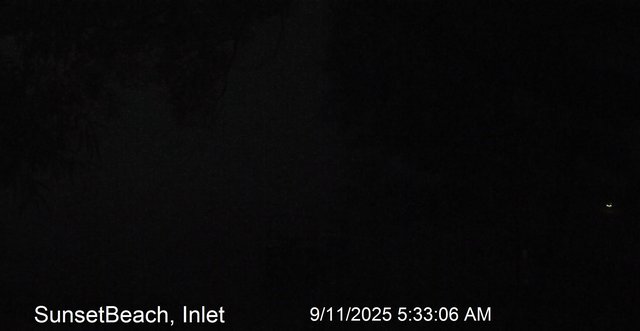 time-lapse frame, Sunset Beach webcam