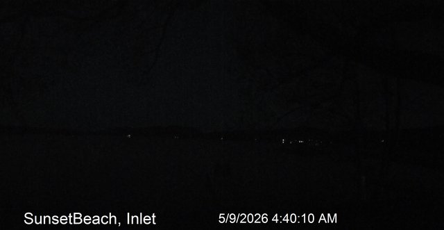 time-lapse frame, Sunset Beach webcam