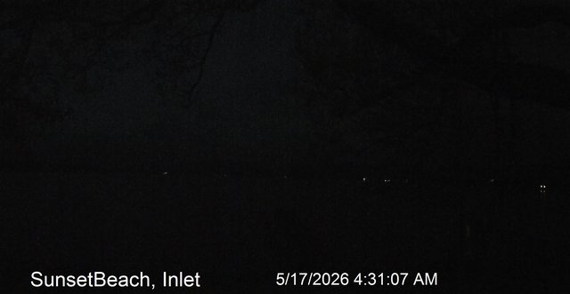 time-lapse frame, Sunset Beach webcam