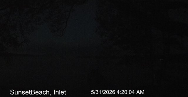 time-lapse frame, Sunset Beach webcam