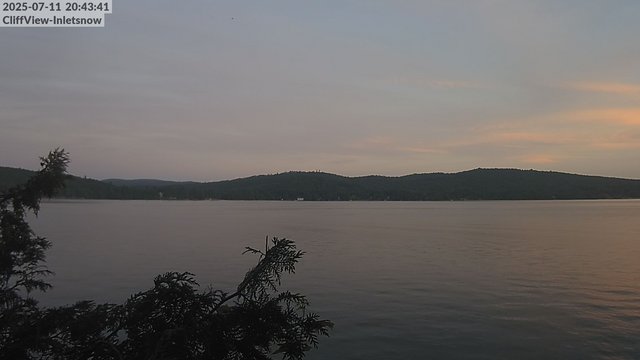 time-lapse frame, 4th Lake, Inlet, NY webcam