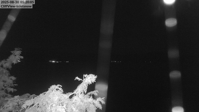 time-lapse frame, 4th Lake, Inlet, NY webcam