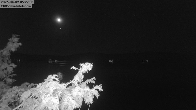 time-lapse frame, 4th Lake, Inlet, NY webcam