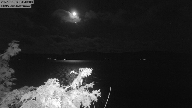 time-lapse frame, 4th Lake, Inlet, NY webcam