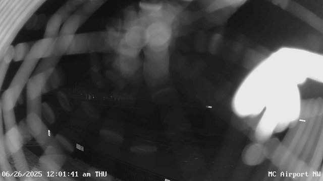time-lapse frame, Mifflin County Airport (west) webcam