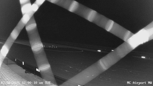 time-lapse frame, Mifflin County Airport (west) webcam