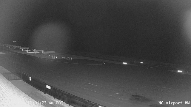 time-lapse frame, Mifflin County Airport (west) webcam