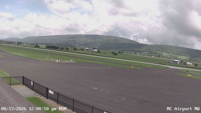 view from Mifflin County Airport (west) on 2026-08-17