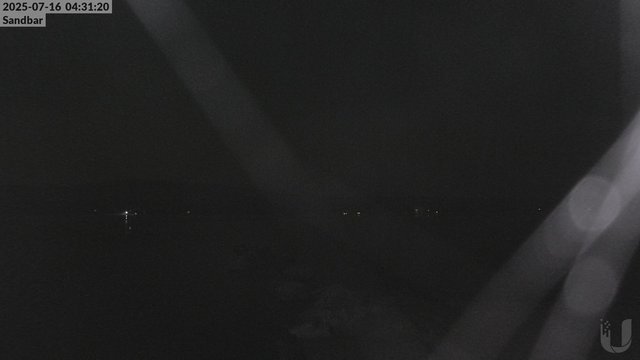 time-lapse frame, 4th Lake Sandbar webcam