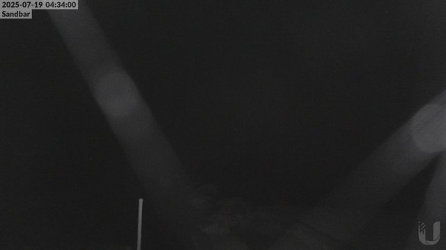 time-lapse frame, 4th Lake Sandbar webcam