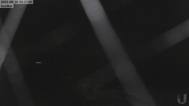 time-lapse frame, 4th Lake Sandbar webcam