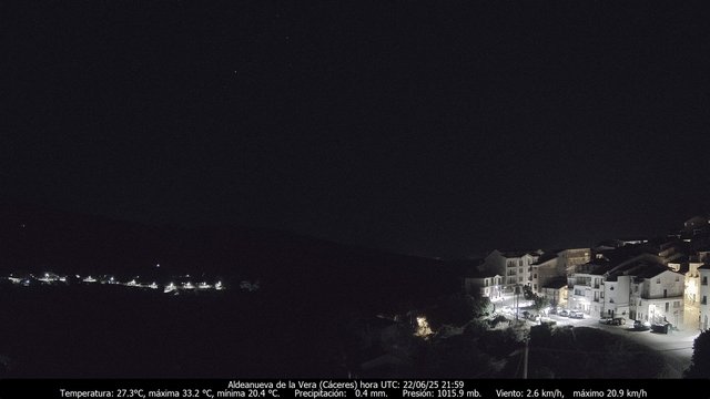 time-lapse frame, Meteogredos webcam