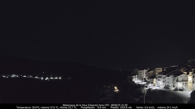 time-lapse frame, Meteogredos webcam
