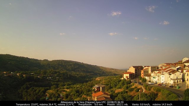 time-lapse frame, MeteoGredos webcam