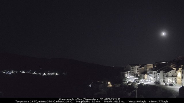 time-lapse frame, MeteoGredos webcam