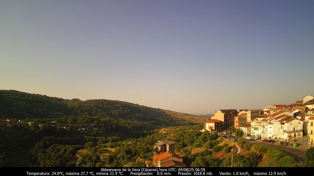 time-lapse frame, MeteoGredos webcam