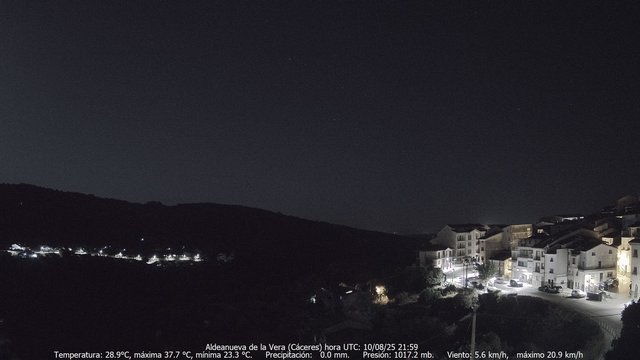 time-lapse frame, MeteoGredos webcam