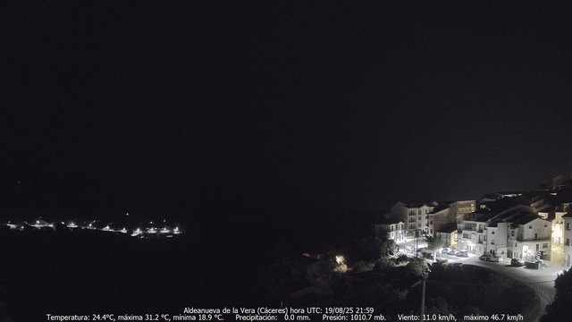 time-lapse frame, MeteoGredos webcam