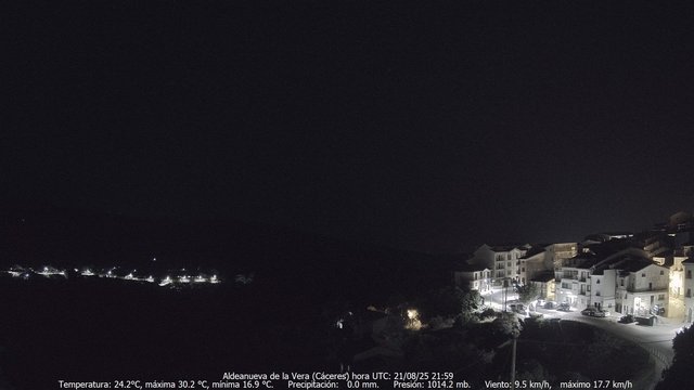 time-lapse frame, MeteoGredos webcam