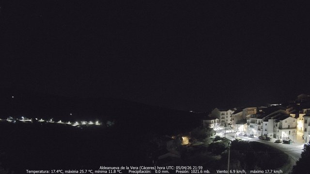 time-lapse frame, MeteoGredos webcam
