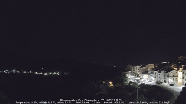 time-lapse frame, MeteoGredos webcam