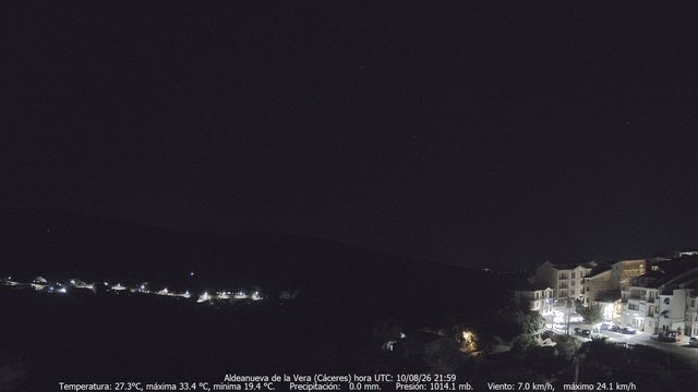 time-lapse frame, MeteoGredos webcam