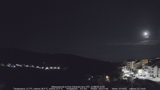 time-lapse frame, MeteoGredos webcam