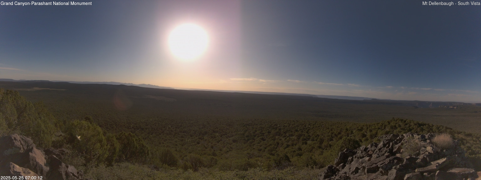 time-lapse frame, Mt Dellenbaugh - Southeast Vista webcam