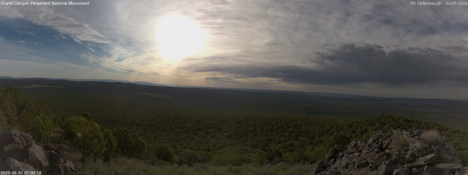 time-lapse frame, Mt Dellenbaugh - Southeast Vista webcam