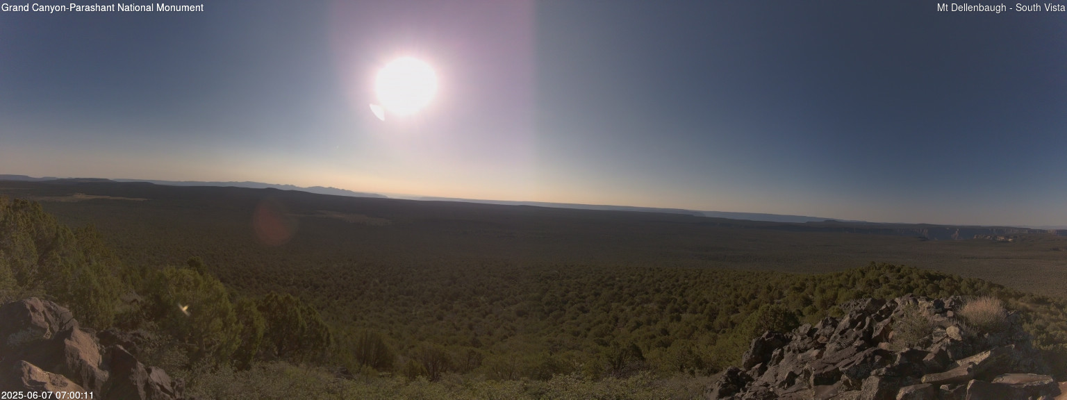 time-lapse frame, Mt Dellenbaugh - Southeast Vista webcam