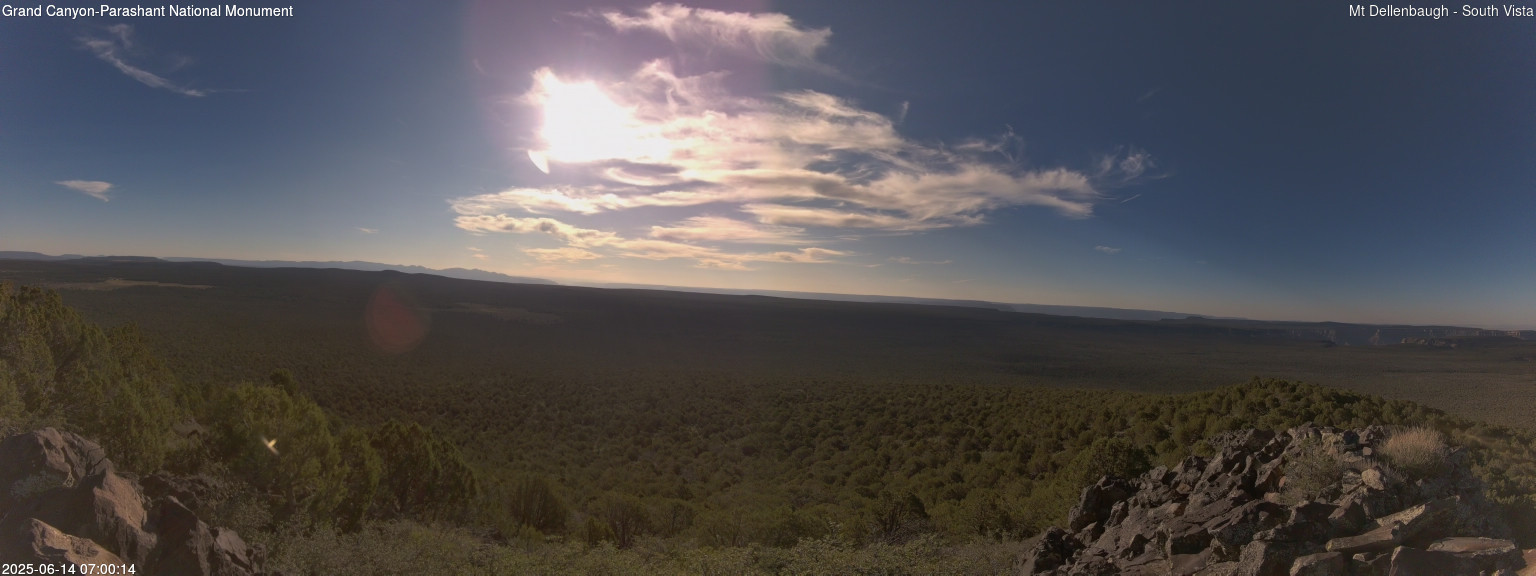 time-lapse frame, Mt Dellenbaugh - Southeast Vista webcam