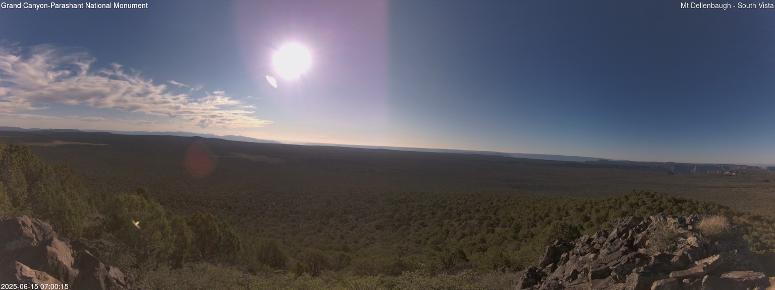 time-lapse frame, Mt Dellenbaugh - Southeast Vista webcam