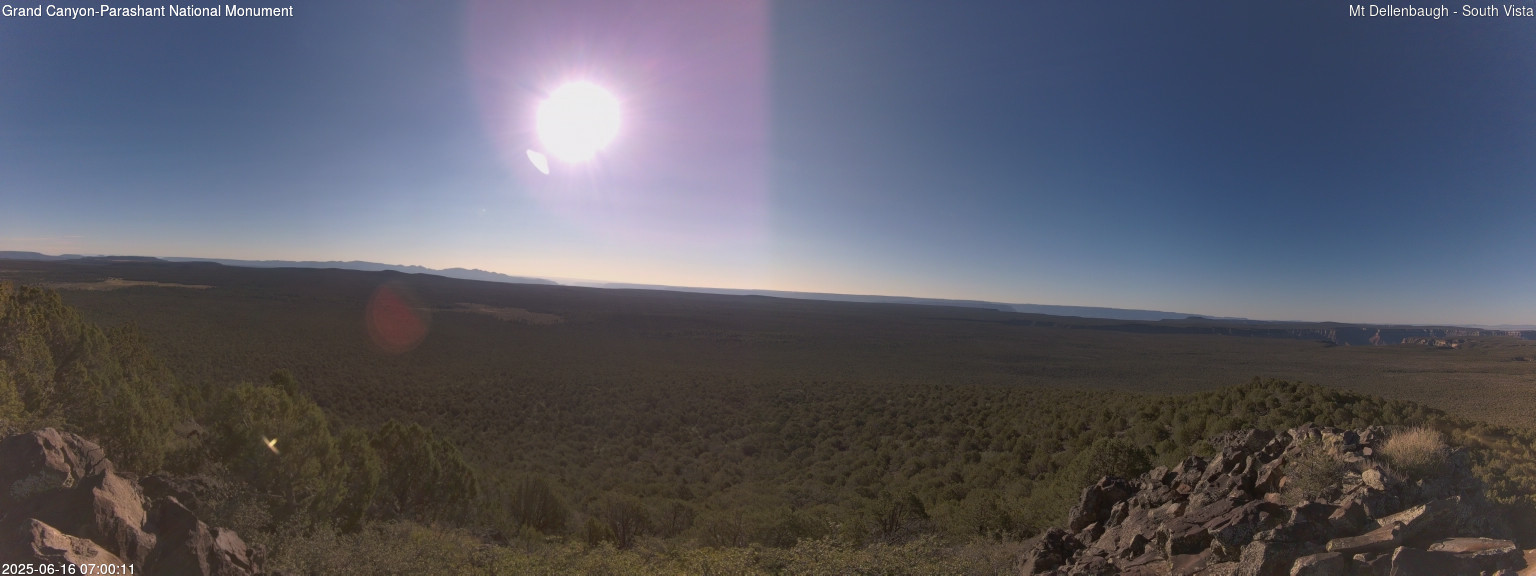 time-lapse frame, Mt Dellenbaugh - Southeast Vista webcam