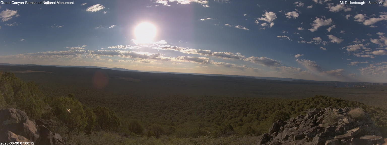 time-lapse frame, Mt Dellenbaugh - Southeast Vista webcam