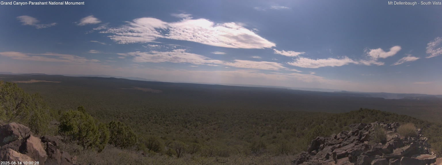 time-lapse frame, Mt Dellenbaugh - Southeast Vista webcam
