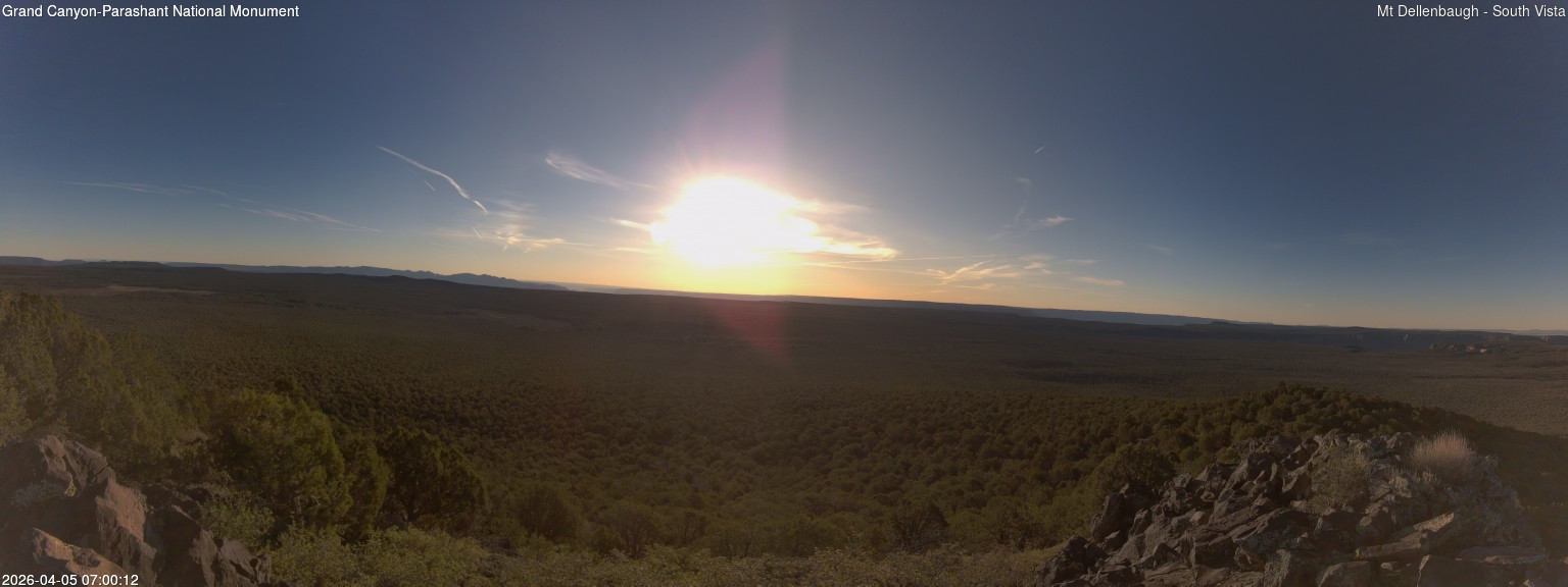 time-lapse frame, Mt Dellenbaugh - Southeast Vista webcam