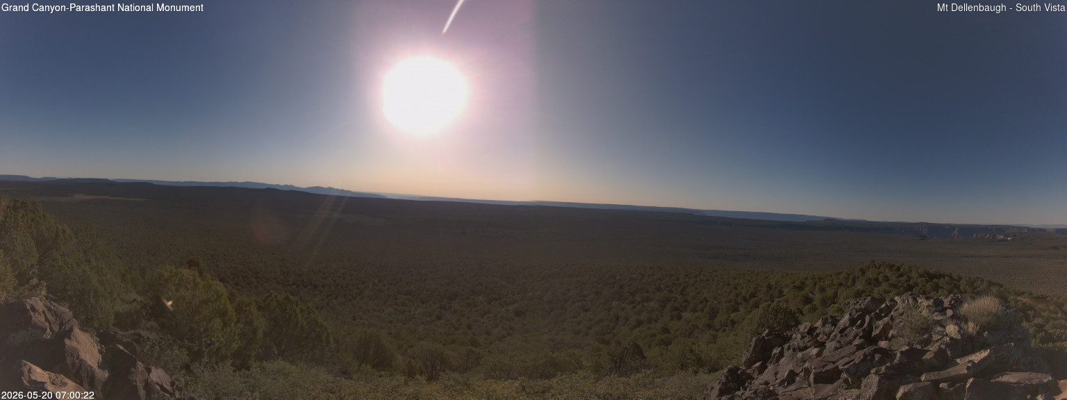 time-lapse frame, Mt Dellenbaugh - Southeast Vista webcam